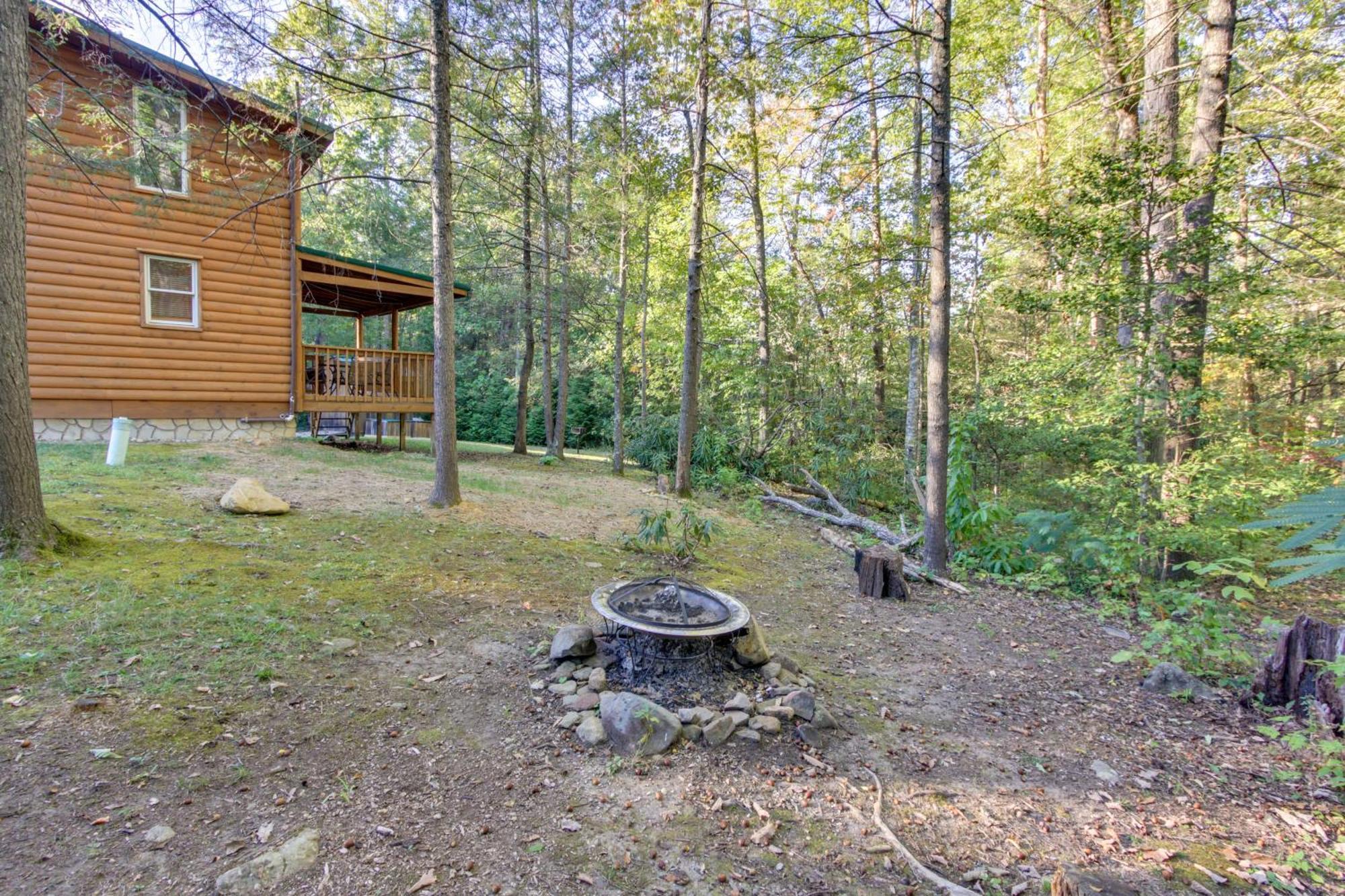 Pet-Friendly Cosby Log Cabin With Backyard And Porch! 외부 사진